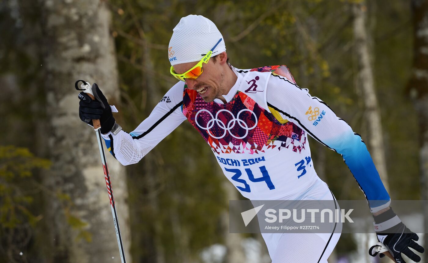 2014 Winter Olympics. Cross-country skiing. Men. Individual race