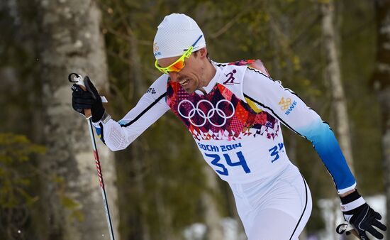 2014 Winter Olympics. Cross-country skiing. Men. Individual race