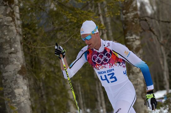 2014 Olympics. Cross-country skiing. Men. Individual race