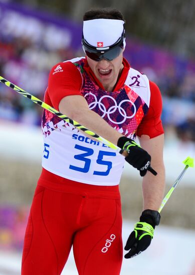 2014 Olympics. Cross-country skiing. Men. Individual race