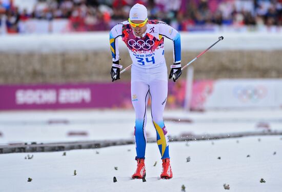 2014 Olympics. Cross-country skiing. Men. Individual race