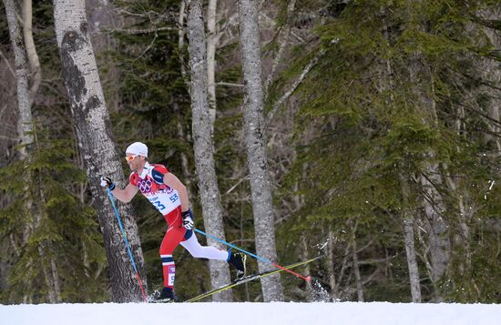 2014 Olympics. Cross-country skiing. Men. Individual race