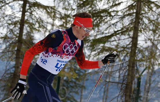 2014 Olympics. Cross-country skiing. Men. Individual race