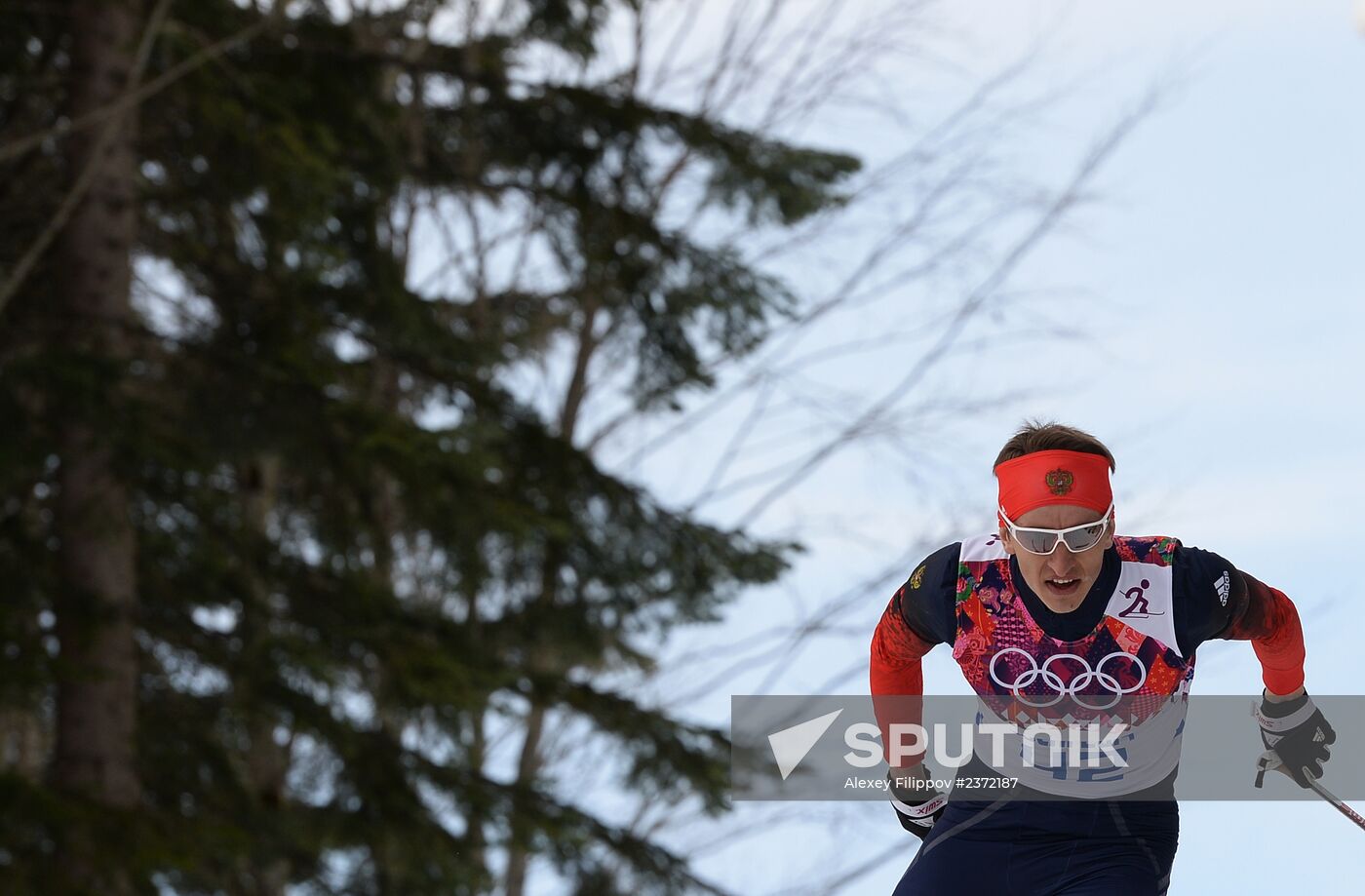 2014 Olympics. Cross-country skiing. Men. Individual race