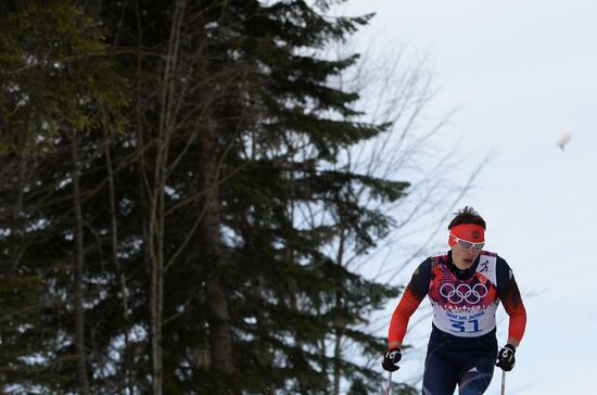2014 Olympics. Cross-country skiing. Men. Individual race