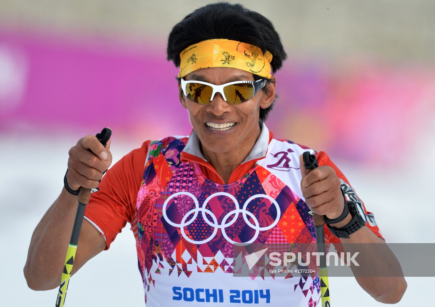 2014 Olympics. Cross-country skiing. Men. Individual race