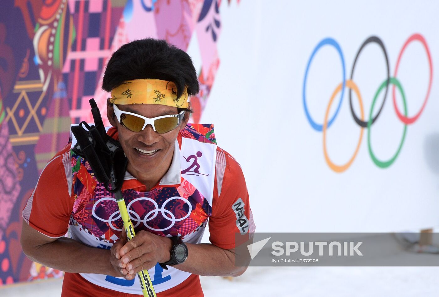 2014 Olympics. Cross-country skiing. Men. Individual race