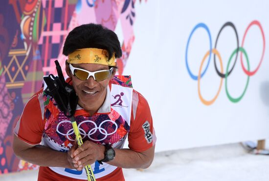2014 Olympics. Cross-country skiing. Men. Individual race