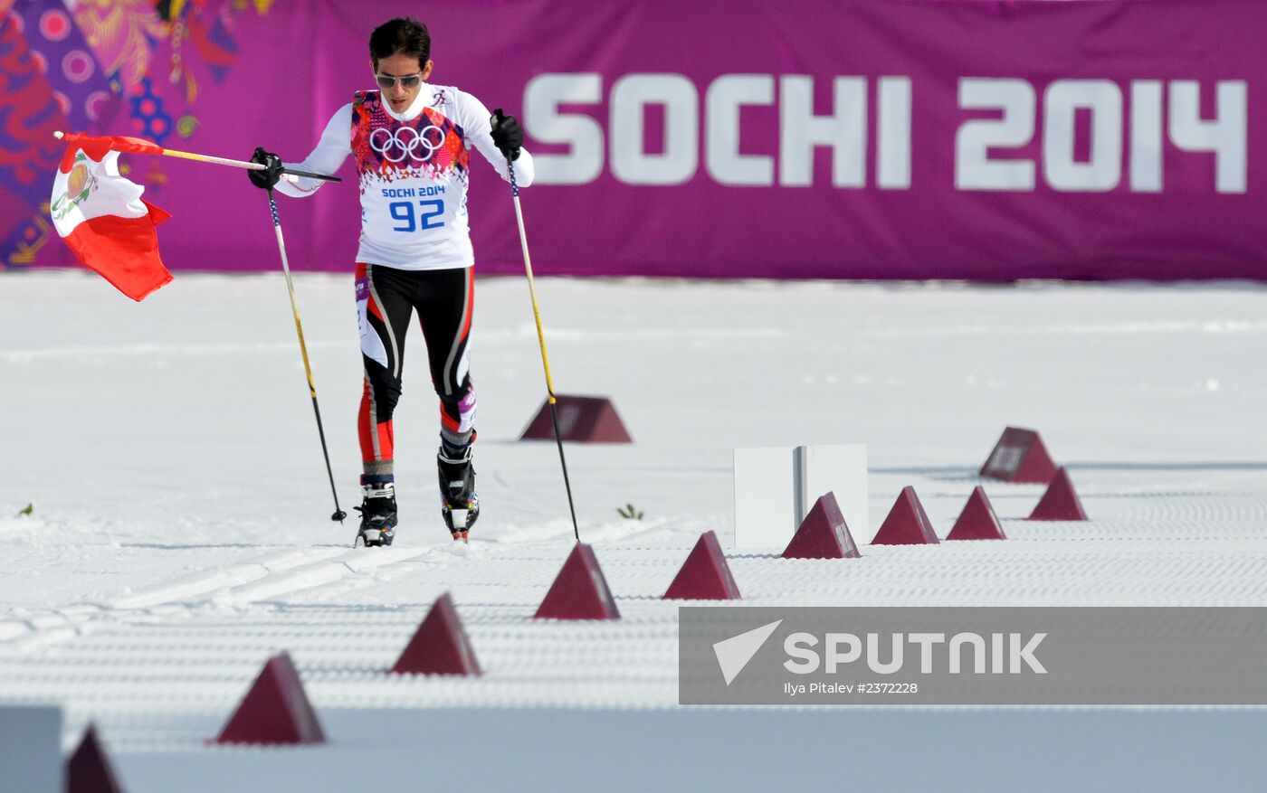 2014 Olympics. Cross-country skiing. Men. Individual race