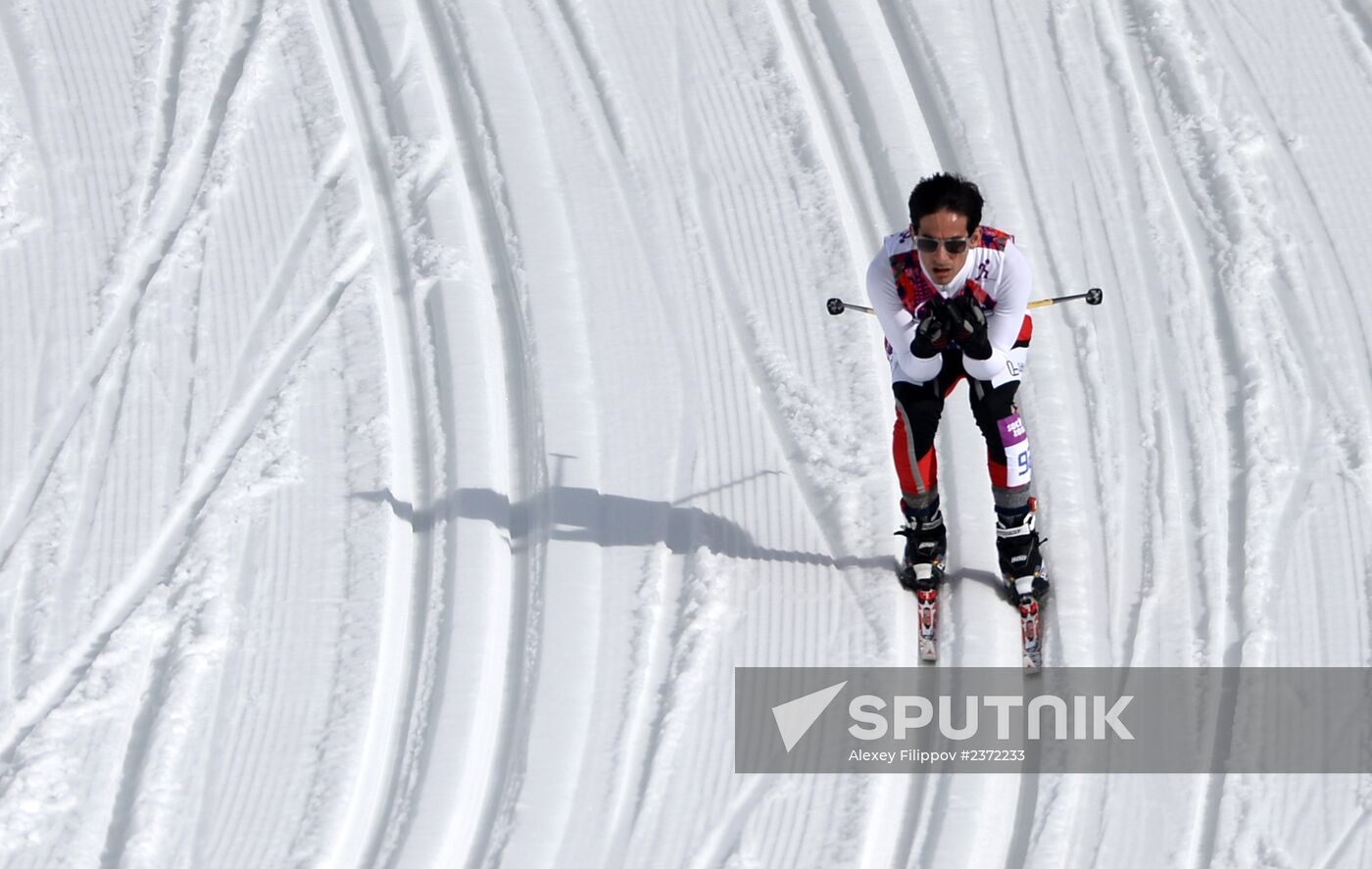 2014 Olympics. Cross-country skiing. Men. Individual race