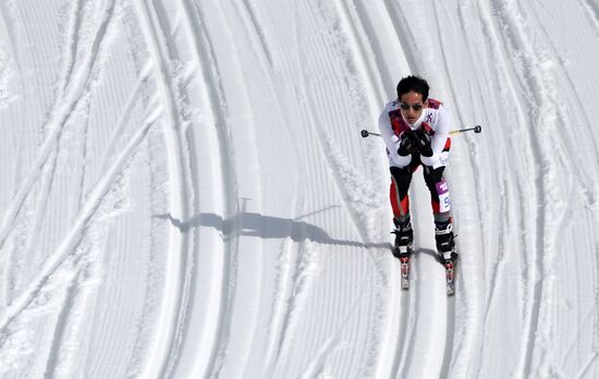 2014 Olympics. Cross-country skiing. Men. Individual race