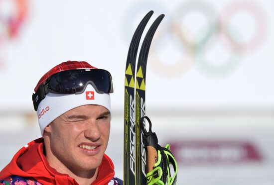 2014 Olympics. Cross-country skiing. Men. Individual race