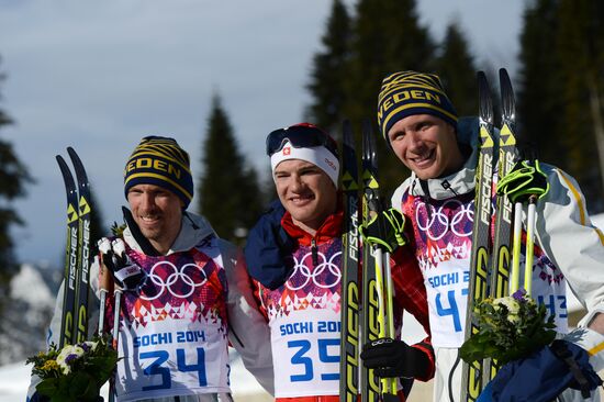 2014 Olympics. Cross-country skiing. Men. Individual race