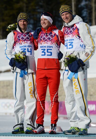 2014 Olympics. Cross-country skiing. Men. Individual race