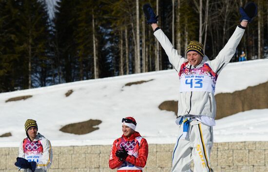 2014 Olympics. Cross-country skiing. Men. Individual race