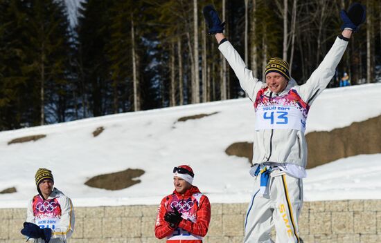 2014 Olympics. Cross-country skiing. Men. Individual race