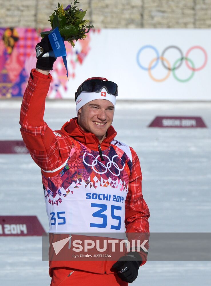 2014 Olympics. Cross-country skiing. Men. Individual race