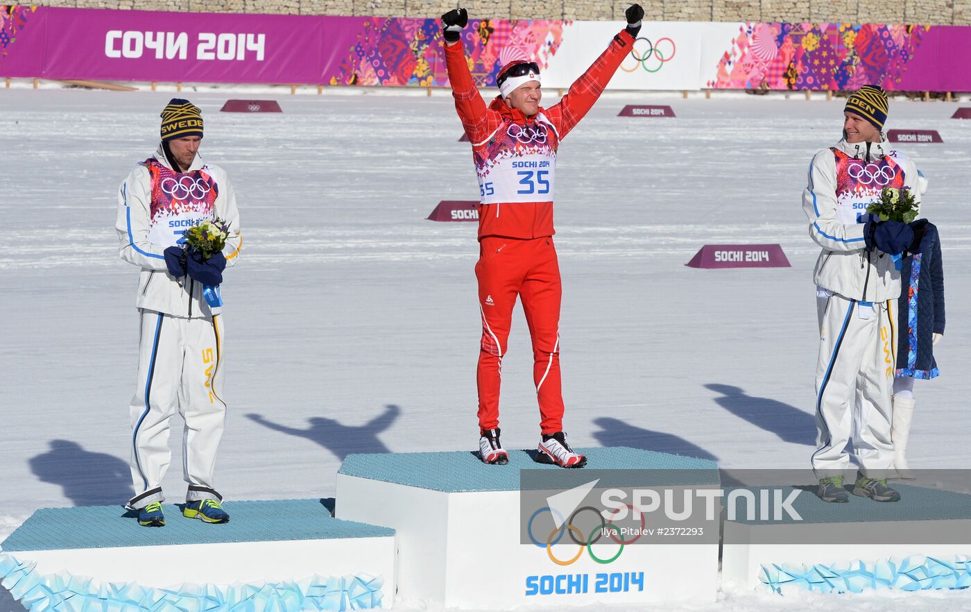 2014 Olympics. Cross-country skiing. Men. Individual race
