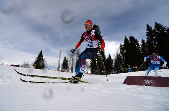 2014 Olympics. Cross-country skiing. Men. Individual race