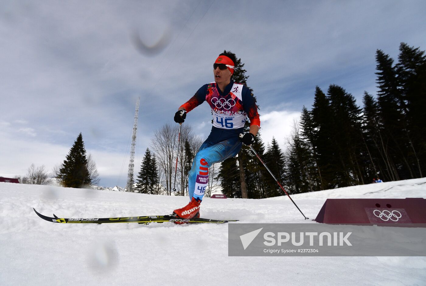 2014 Olympics. Cross-country skiing. Men. Individual race