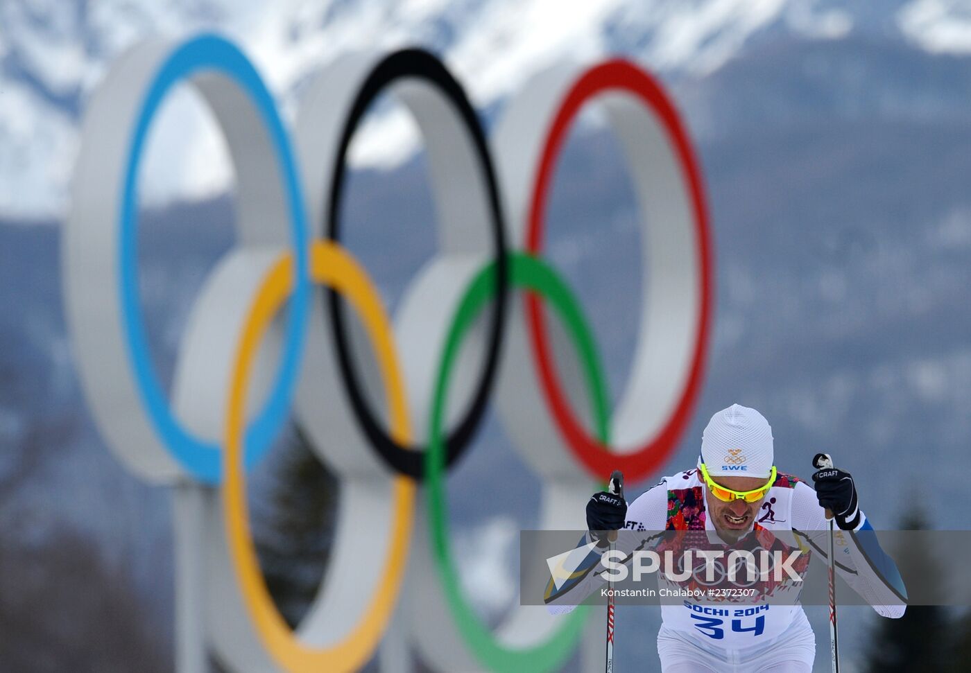 2014 Olympics. Cross-country skiing. Men. Individual race