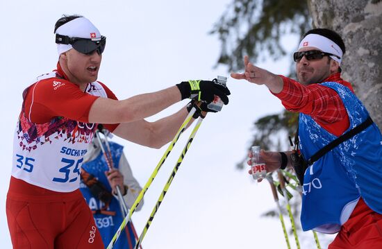 2014 Olympics. Cross-country skiing. Men. Individual race