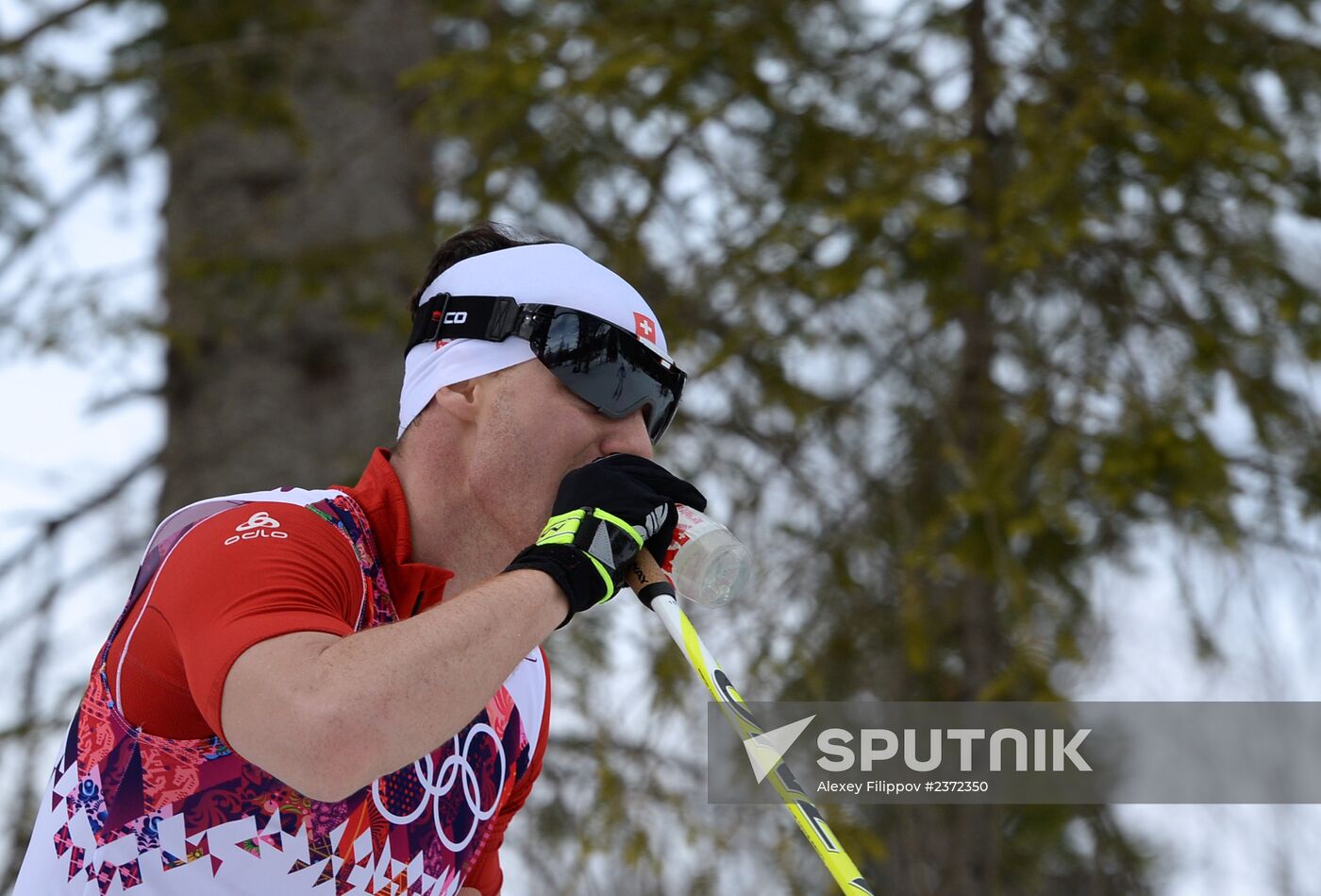 2014 Olympics. Cross-country skiing. Men. Individual race