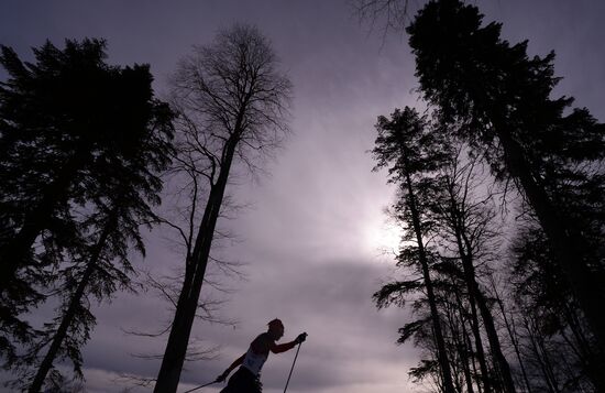 2014 Olympics. Cross-country skiing. Men. Individual race