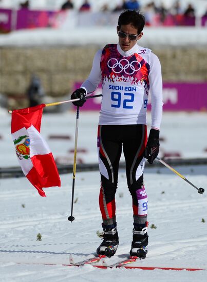 2014 Olympics. Cross-country skiing. Men. Individual race