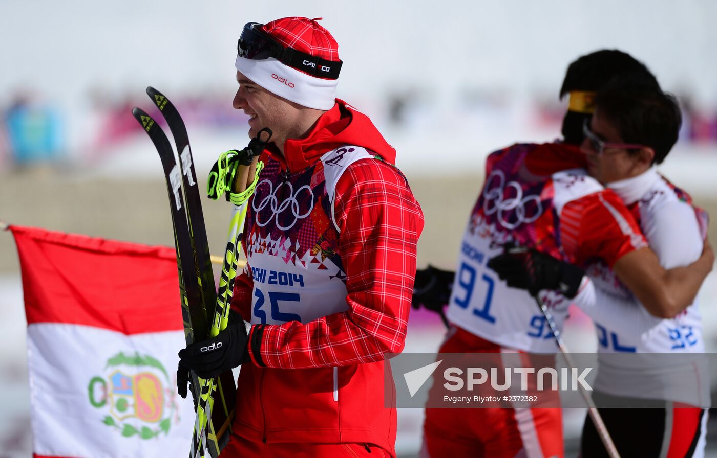 2014 Olympics. Cross-country skiing. Men. Individual race