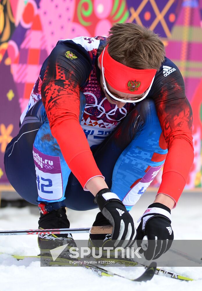 2014 Olympics. Cross-country skiing. Men. Individual race