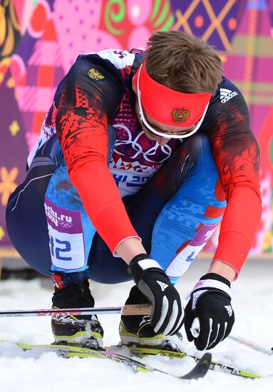 2014 Olympics. Cross-country skiing. Men. Individual race