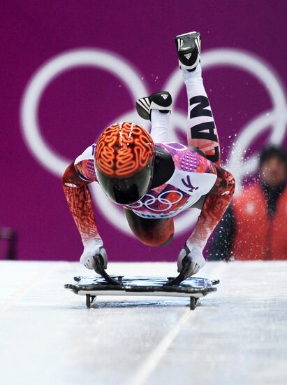 2014 Winter Olympics. Skeleton. Men. Day One