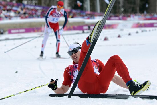 2014 Olympics. Cross-country skiing. Men. Individual race