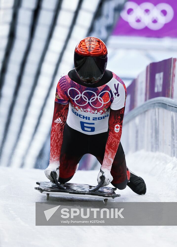 2014 Winter Olympics. Skeleton. Men. Day One