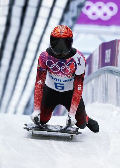 2014 Winter Olympics. Skeleton. Men. Day One