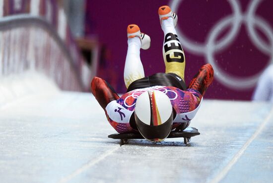 2014 Winter Olympics. Skeleton. Men. Day One