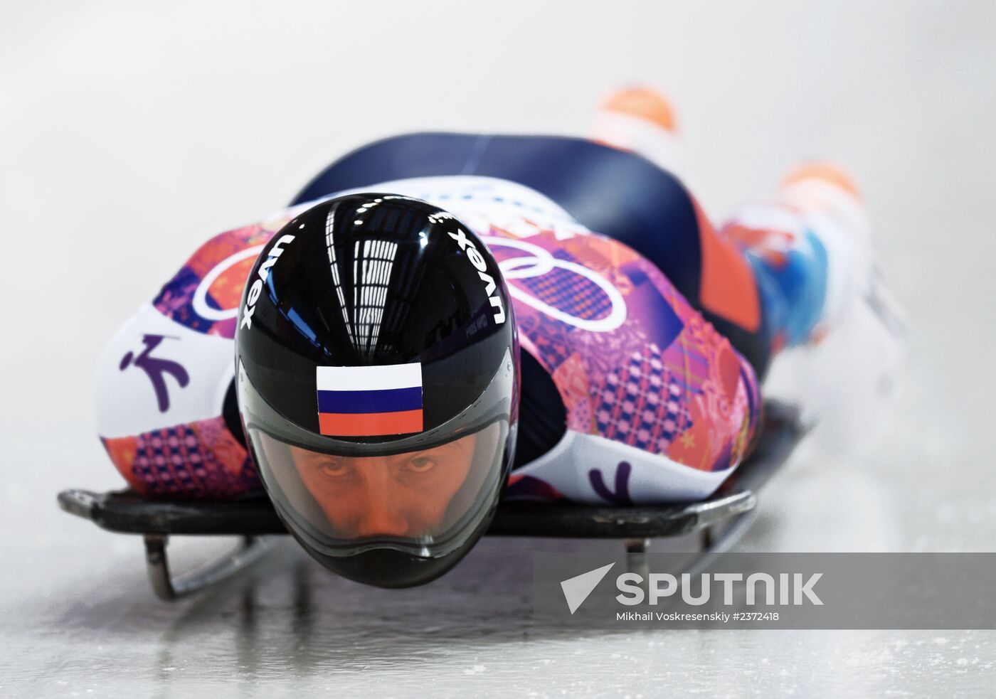 2014 Winter Olympics. Skeleton. Men. Day One