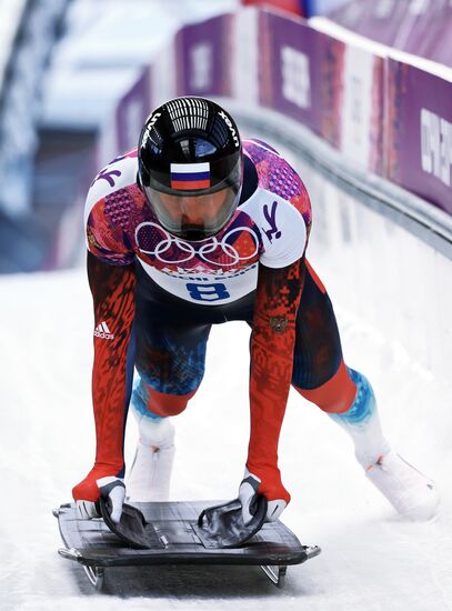 2014 Winter Olympics. Skeleton. Men. Day One