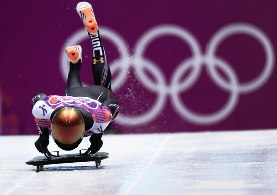 2014 Winter Olympics. Skeleton. Men. Day One