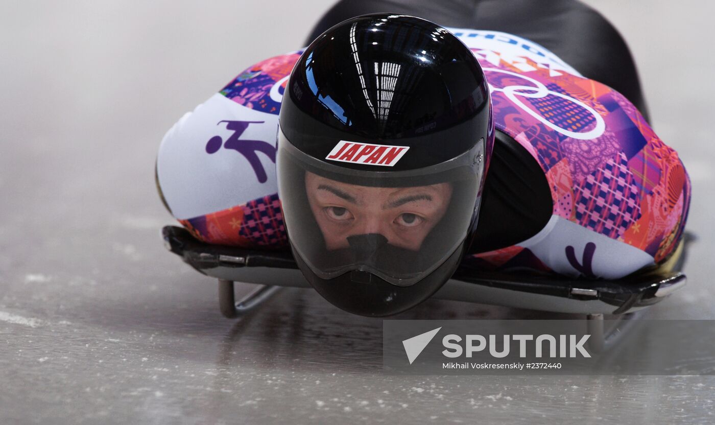 2014 Winter Olympics. Skeleton. Men. Day One