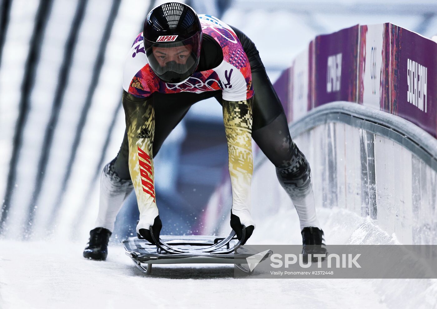 2014 Winter Olympics. Skeleton. Men. Day One