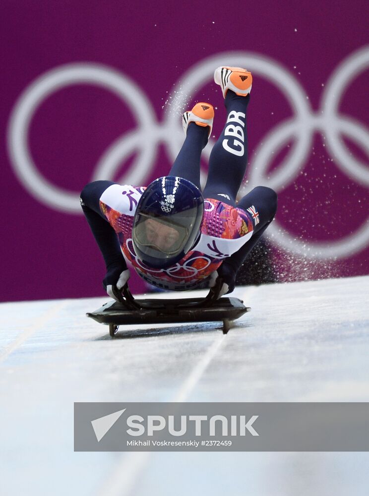 2014 Winter Olympics. Skeleton. Men. Day One