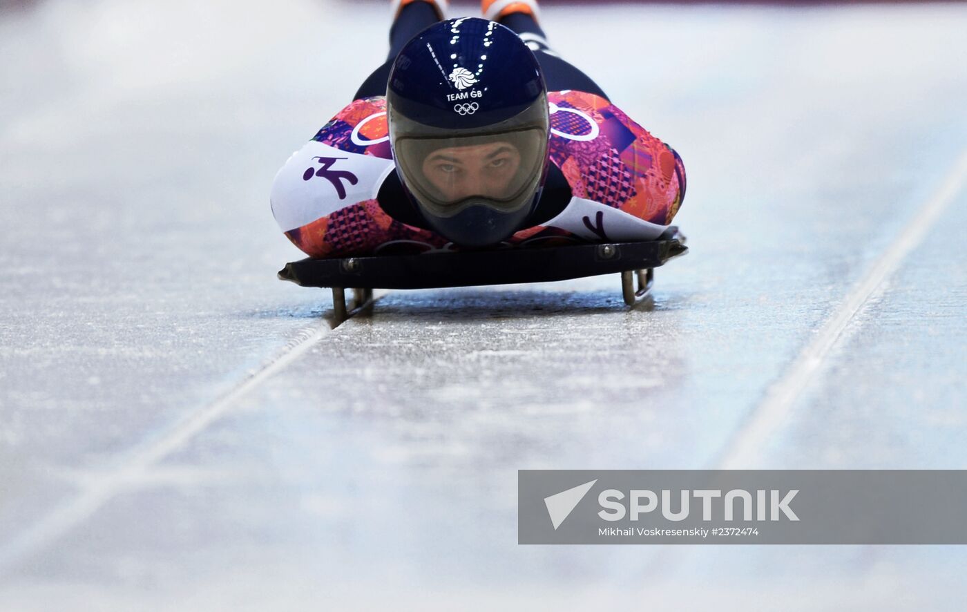 2014 Winter Olympics. Skeleton. Men. Day One