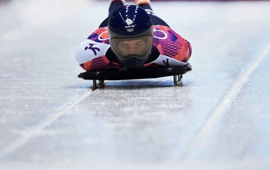 2014 Winter Olympics. Skeleton. Men. Day One