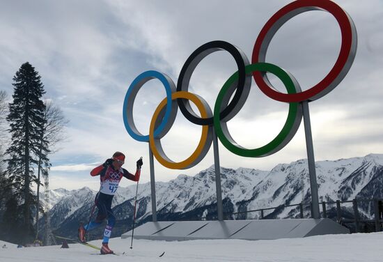 2014 Winter Olympics. Cross-country skiing. Men. Individual race