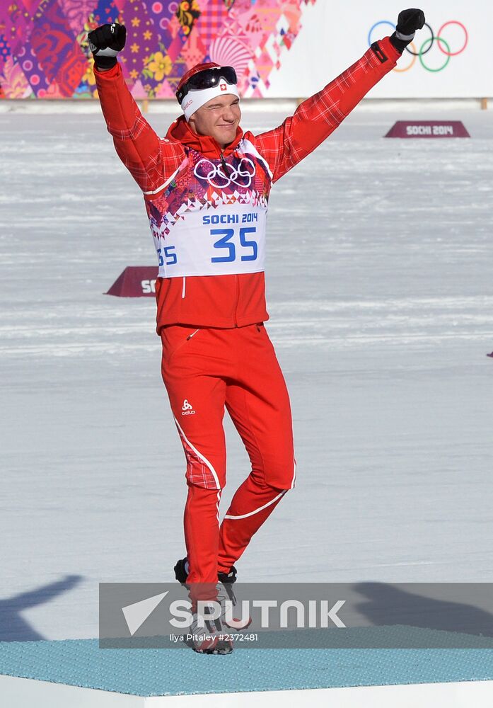 2014 Winter Olympics. Cross-country skiing. Men. Individual race