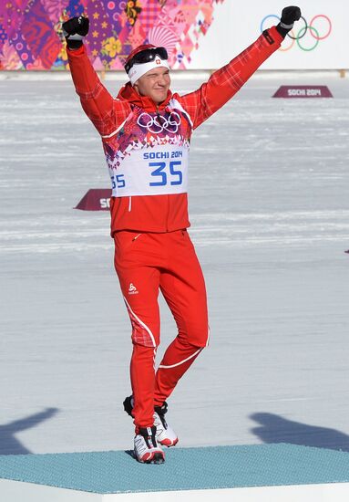 2014 Winter Olympics. Cross-country skiing. Men. Individual race