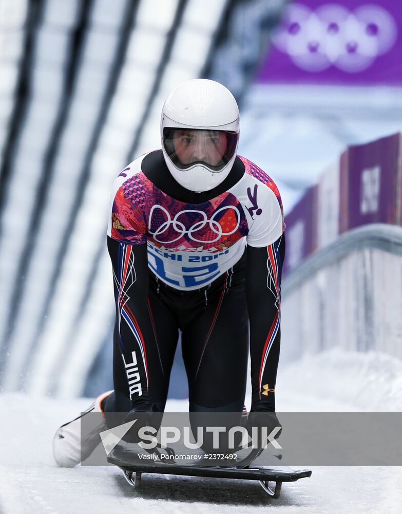 2014 Winter Olympics. Skeleton. Men. Day One