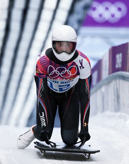 2014 Winter Olympics. Skeleton. Men. Day One